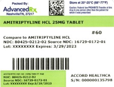 Amitriptyline HCL 80425-0212-02.jpg label 2 - Amitriptyline HCL 80425 0212 02
